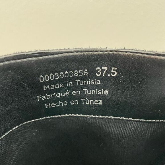 Free People Echo Black Suede Over the Knee Platform Boots Women's 37.5 NEW - Picture 10 of 11